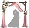 Wedding Arch -7.48FT Square Wooden Wedding Arches for Ceremony, Wood Arbor Backdrop Stand for Proposal Wedding