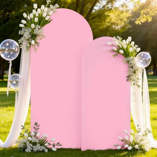 Wedding Arch Backdrop Cover(No Arch Stand), Spandex Arch Covers Stretchy Backdrop Wedding Birthday Party Baby, alternate view