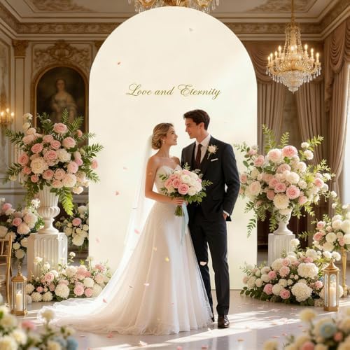 Wedding Arch Backdrop Cover(No Arch Stand), Spandex Arch Covers Stretchy Backdrop Wedding Birthday Party Baby, alternate view