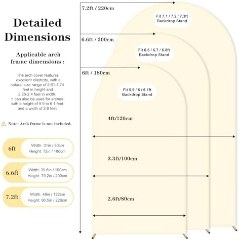 Wedding Arch Backdrop Cover(No Arch Stand), Spandex Arch Covers Stretchy Backdrop Wedding Birthday Party Baby, alternate view