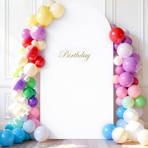 Wedding Arch Backdrop Cover(No Arch Stand), Spandex Arch Covers Stretchy Backdrop Wedding Birthday Party Baby, alternate view