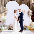 Wedding Arch Backdrop Cover(No Arch Stand), Spandex Arch Covers Stretchy Backdrop Wedding Birthday Party Baby, alternate view