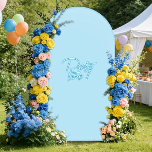 Wedding Arch Backdrop Cover(No Arch Stand), Spandex Arch Covers Stretchy Backdrop Wedding Birthday Party Baby, alternate view