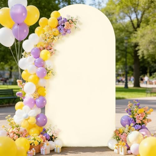 Wedding Arch Backdrop Cover(No Arch Stand), Spandex Arch Covers Stretchy Backdrop Wedding Birthday Party Baby, alternate view