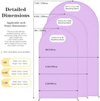 Wedding Arch Backdrop Cover(No Arch Stand), Spandex Arch Covers Stretchy Backdrop Wedding Birthday Party Baby, alternate view