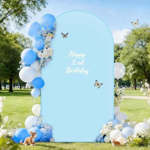 Wedding Arch Backdrop Cover(No Arch Stand), Spandex Arch Covers Stretchy Backdrop Wedding Birthday Party Baby, alternate view