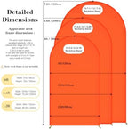 Wedding Arch Backdrop Cover(No Arch Stand), Spandex Arch Covers Stretchy Backdrop Wedding Birthday Party Baby, alternate view