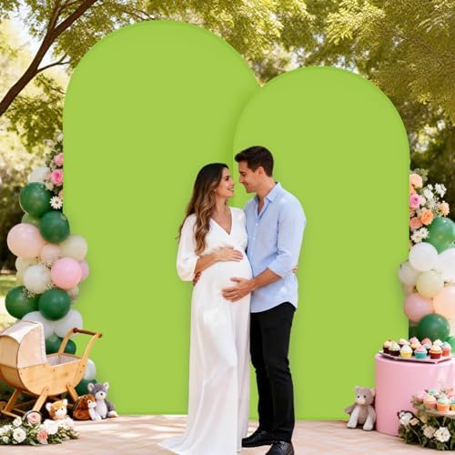 Wedding Arch Backdrop Cover(No Arch Stand), Spandex Arch Covers Stretchy Backdrop Wedding Birthday Party Baby, alternate view