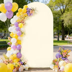 Wedding Arch Backdrop Cover(No Arch Stand), Spandex Arch Covers Stretchy Backdrop Wedding Birthday Party Baby, alternate view