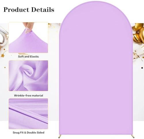 Wedding Arch Backdrop Cover(No Arch Stand), Spandex Arch Covers Stretchy Backdrop Wedding Birthday Party Baby, alternate view