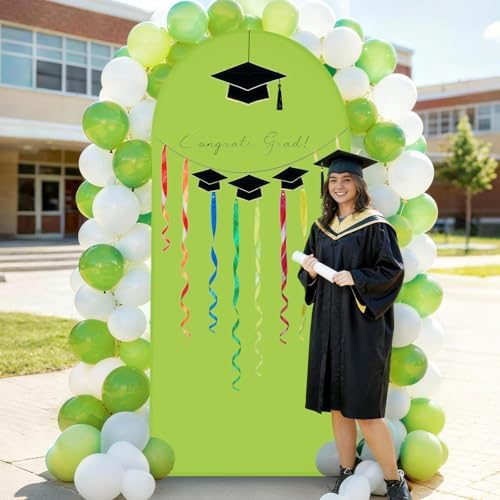Wedding Arch Backdrop Cover(No Arch Stand), Spandex Arch Covers Stretchy Backdrop Wedding Birthday Party Baby, alternate view