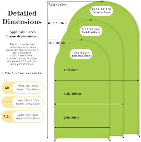 Wedding Arch Backdrop Cover(No Arch Stand), Spandex Arch Covers Stretchy Backdrop Wedding Birthday Party Baby, alternate view