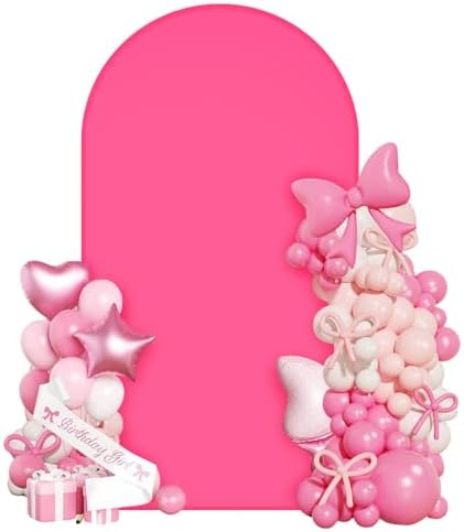 Wedding Arch Backdrop Cover(No Arch Stand), Spandex Arch Covers Stretchy Backdrop Wedding Birthday Party Baby