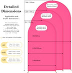 Wedding Arch Backdrop Cover(No Arch Stand), Spandex Arch Covers Stretchy Backdrop Wedding Birthday Party Baby, alternate view