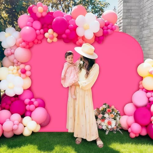 Wedding Arch Backdrop Cover(No Arch Stand), Spandex Arch Covers Stretchy Backdrop Wedding Birthday Party Baby, alternate view