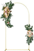 Wedding Arch Backdrop Stand 6.6FT Gold Wedding Balloon Arched Backdrop Stand Square Arch Frame for Birthday
