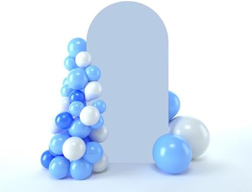 Wedding Arch Backdrop Stand Cover, 5FT Double Sided Stretchy Arch Cover Fitted Wedding Birthday Party Banquet