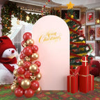 Wedding Arch Backdrop Stand Cover, 5FT Double Sided Stretchy Arch Cover Fitted Wedding Birthday Party Banquet, alternate view