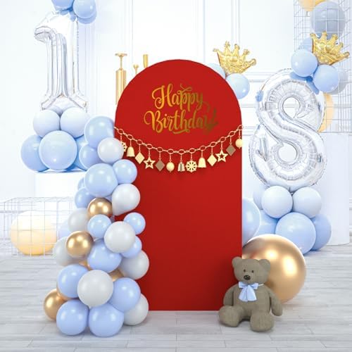 Wedding Arch Backdrop Stand Cover, 6.6FT Double Sided Stretchy Arch Cover Fitted Wedding Birthday Party Banquet, alternate