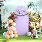 Wedding Arch Backdrop Stand Cover, 6.6FT Double Sided Stretchy Arch Cover Fitted Wedding Birthday Party Banquet, alternate