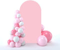 Wedding Arch Backdrop Stand Cover, 6.6FT Double Sided Stretchy Arch Cover Fitted Wedding Birthday Party Banquet