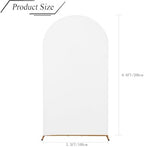 Wedding Arch Backdrop Stand Cover, 6.6FT Double Sided Stretchy Arch Cover Fitted Wedding Birthday Party Banquet, alternate
