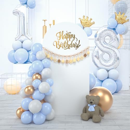 Wedding Arch Backdrop Stand Cover, 6FT Double Sided Stretchy Arch Cover Fitted Wedding Birthday Party Banquet, alternate view