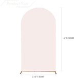 Wedding Arch Backdrop Stand Cover, 6FT Double Sided Stretchy Arch Cover Fitted Wedding Birthday Party Banquet, alternate view
