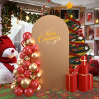 Wedding Arch Backdrop Stand Cover, 6FT Double Sided Stretchy Arch Cover Fitted Wedding Birthday Party Banquet, alternate view