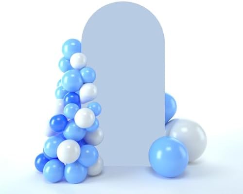 Wedding Arch Backdrop Stand Cover, 6FT Double Sided Stretchy Arch Cover Fitted Wedding Birthday Party Banquet