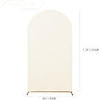 Wedding Arch Backdrop Stand Cover, 7.2FT Double Sided Stretchy Arch Cover Fitted Wedding Birthday Party Banquet, alternate