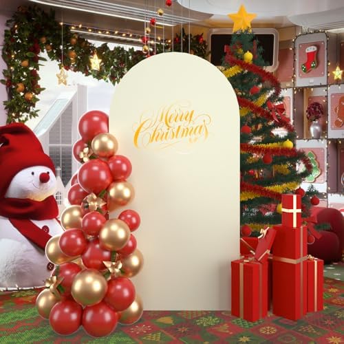 Wedding Arch Backdrop Stand Cover, 7.2FT Double Sided Stretchy Arch Cover Fitted Wedding Birthday Party Banquet, alternate