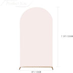 Wedding Arch Backdrop Stand Cover, 7.2FT Double Sided Stretchy Arch Cover Fitted Wedding Birthday Party Banquet, alternate