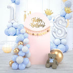 Wedding Arch Backdrop Stand Cover, 7.2FT Double Sided Stretchy Arch Cover Fitted Wedding Birthday Party Banquet, alternate