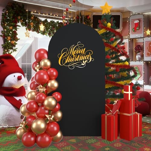 Wedding Arch Backdrop Stand Cover, 7.2FT Double Sided Stretchy Arch Cover Fitted Wedding Birthday Party Banquet, alternate