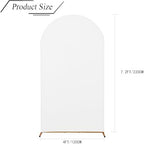 Wedding Arch Backdrop Stand Cover, 7.2FT Double Sided Stretchy Arch Cover Fitted Wedding Birthday Party Banquet, alternate