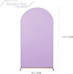 Wedding Arch Backdrop Stand Cover, 7.2FT Double Sided Stretchy Arch Cover Fitted Wedding Birthday Party Banquet, alternate
