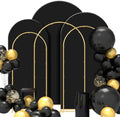 Wedding Arch Backdrop Stand Set Metal Arch Backdrop Stand with Wedding Arch Cover, Wedding Balloon Arch Backdrop