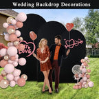 Wedding Arch Backdrop Stand Set Metal Arch Backdrop Stand with Wedding Arch Cover, Wedding Balloon Arch Backdrop, alternate