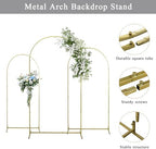 Wedding Arch Backdrop Stand Set Metal Arch Backdrop Stand with Wedding Arch Cover, Wedding Balloon Arch Backdrop, alternate