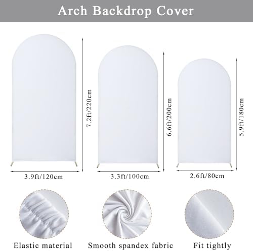 Wedding Arch Backdrop Stand Set Metal Arch Backdrop Stand with Wedding Arch Cover, Wedding Balloon Arch Backdrop, alternate