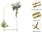 Wedding Arch Backdrop Stand Set Metal Arch Backdrop Stand with Wedding Arch Cover, Wedding Balloon Arch Backdrop, alternate