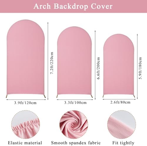Wedding Arch Backdrop Stand Set Metal Arch Backdrop Stand with Wedding Arch Cover, Wedding Balloon Arch Backdrop, alternate