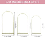Wedding Arch Backdrop Stand Set Metal Arch Backdrop Stand with Wedding Arch Cover, Wedding Balloon Arch Backdrop, alternate