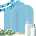 Wedding Arch Backdrop Stand Set Metal Arch Backdrop Stand with Wedding Arch Cover, Wedding Balloon Arch Backdrop