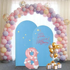Wedding Arch Backdrop Stand Set Metal Arch Backdrop Stand with Wedding Arch Cover, Wedding Balloon Arch Backdrop, alternate