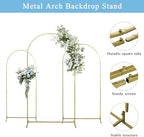 Wedding Arch Backdrop Stand Set Metal Arch Backdrop Stand with Wedding Arch Cover, Wedding Balloon Arch Backdrop, alternate