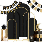 Wedding Arch Backdrop Stand Set Metal Arch Backdrop Stand with Wedding Arch Cover, Wedding Balloon Arch Backdrop