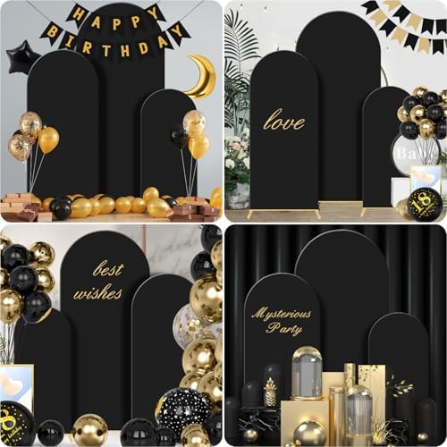 Wedding Arch Backdrop Stand Set Metal Arch Backdrop Stand with Wedding Arch Cover, Wedding Balloon Arch Backdrop, alternate