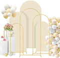 Wedding Arch Backdrop Stand Set Metal Arch Backdrop Stand with Wedding Arch Cover, Wedding Balloon Arch Backdrop